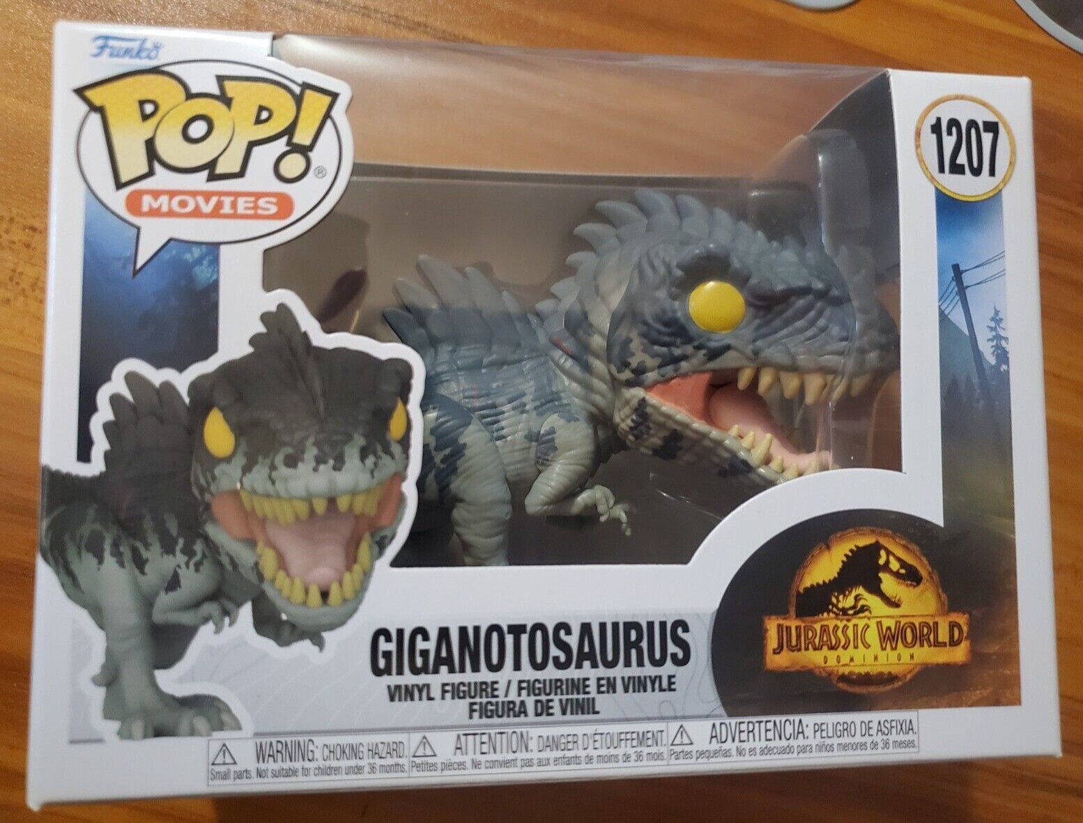 Funko Pop! Giganotosaurus Jurassic World Dominion Vinyl Figure: #1207