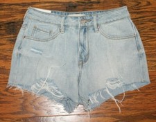 Women's Pacsun High Rise Bella Blue Jean Cutoff Shorts NWT Size 29 MSRP 39.95