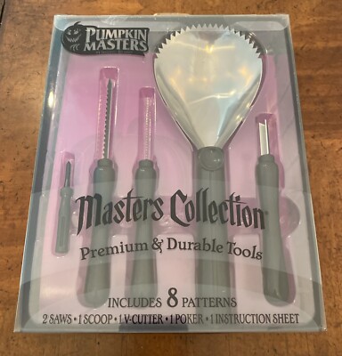 Pumpkin Masters Carving Decorating Kit 5 Premium Durable Tools Halloween Fun New