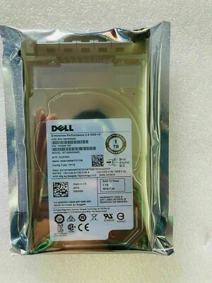 Dell 1TB 7.2K 12G SAS 2.5'' Hard Drive SFF Tray R730 R720XD R630 R620 R910 R830