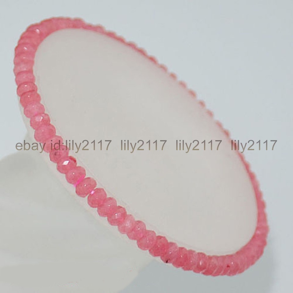 2x4mm Natural Black Agate Faceted Rondelle Beads Gemstone - Foto 4