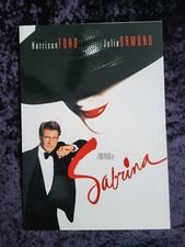 Sabrina british synopsis card, cast and credits - Harrison Ford
