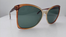 Vintage Corning 21255 Brown Oval Butterfly Sunglasses Frames Korea