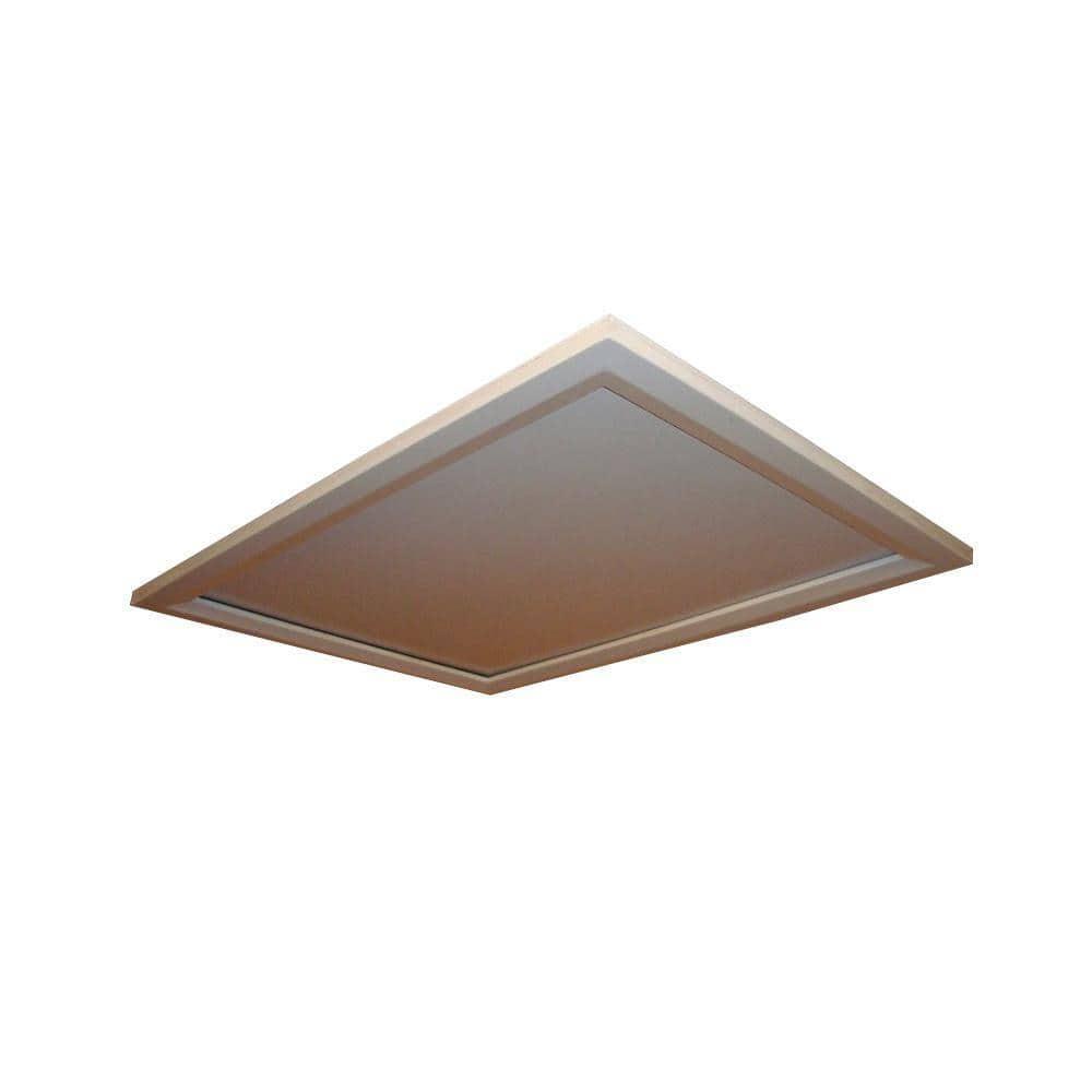 DIY 22 X 30in R-50 E-z Hatch Attic Access Door Wood Frame