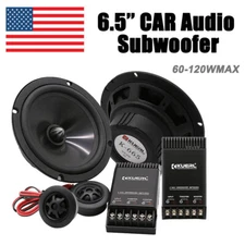 2 Way Car Audio Speaker 12v Max 120W Car Component Speaker 6.5 Inch Sound System