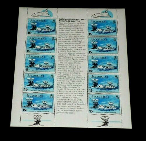 ASCENSION, #273a, 1981, SPACE SHUTTLE FLIGHT, MINI SHEET/10, MNH, NICE! LQQK! - Picture 1 of 1