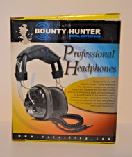 2010 BOUNTY HUNTER METAL DETECTOR PROFESSIONAL HEADPHONES BLACK NEW OPEN BOX