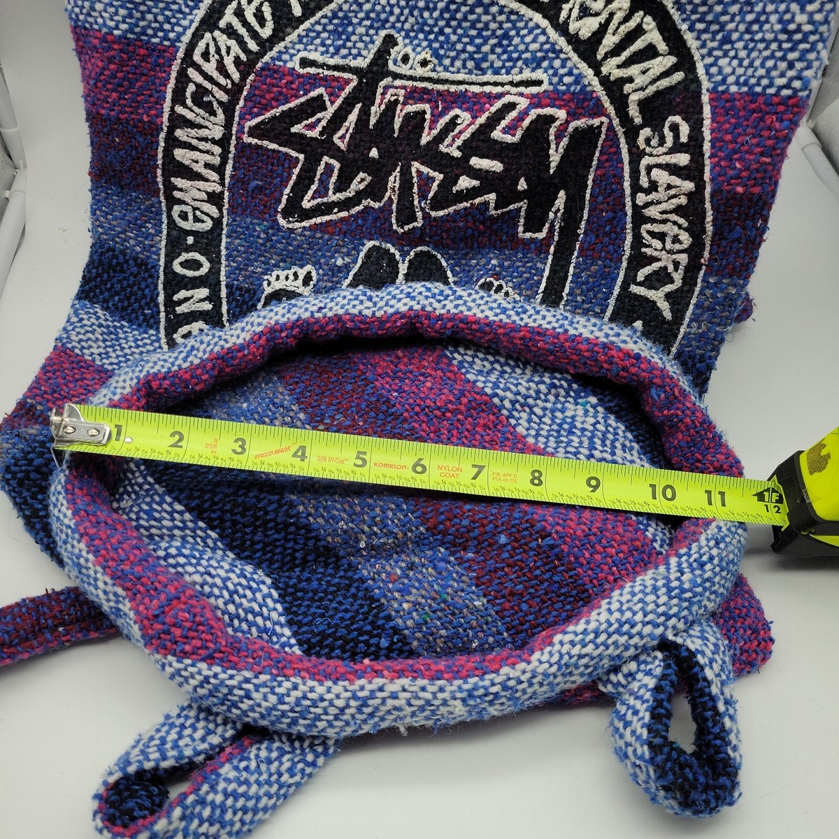 スケートボード 90s stussy drawstring bag VINTAGE STUSSY SKATEBOARD SKATE SURF DRAWSTRING BAG GRAY