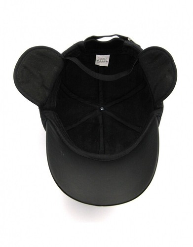 Plain Waterproof Winter Baseball Cap Warm Cosy Head Ear Cover Men's Hat 1250 - Picture 3 of 9