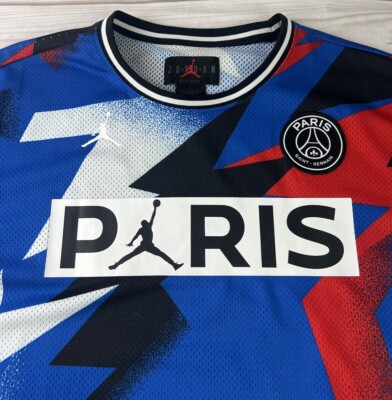 Men's L NIKE AIR JORDAN PSG PARIS SAINT-GERMAIN COBOLT MESH
