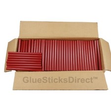 GlueSticksDirect Red Colored Glue Sticks 5/16" X 4" 5 lbs