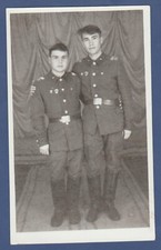 Handsome Guys Hugs Attractive Young Men Male Soldiers Soviet Vintage Photo