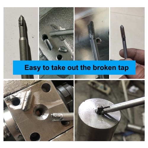 Gebrochener Gewindebohrer Auszieher Set Kits 3/4 Krallen Kopf Entferner abisolierter Stahl 3-20 Gewindebohrer - Bild 5 von 14