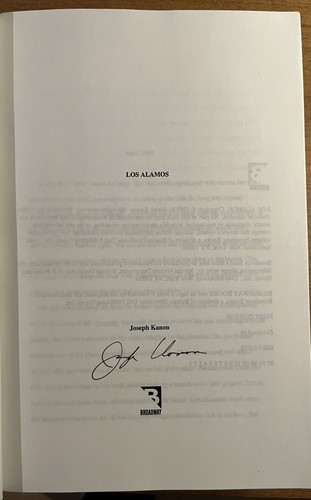 Joseph Kannon: Los Alamos, 1997 Bound Manuscript, Signed by Author, Not for Sale - Foto 3 di 5