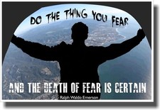 Do The Thing You Fear - NEW Classroom Motivational Poster