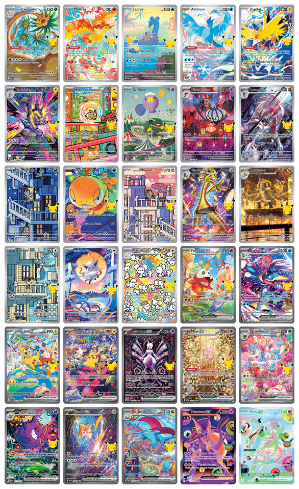 Pokemon 30th Celebration Special Art You Pick NM