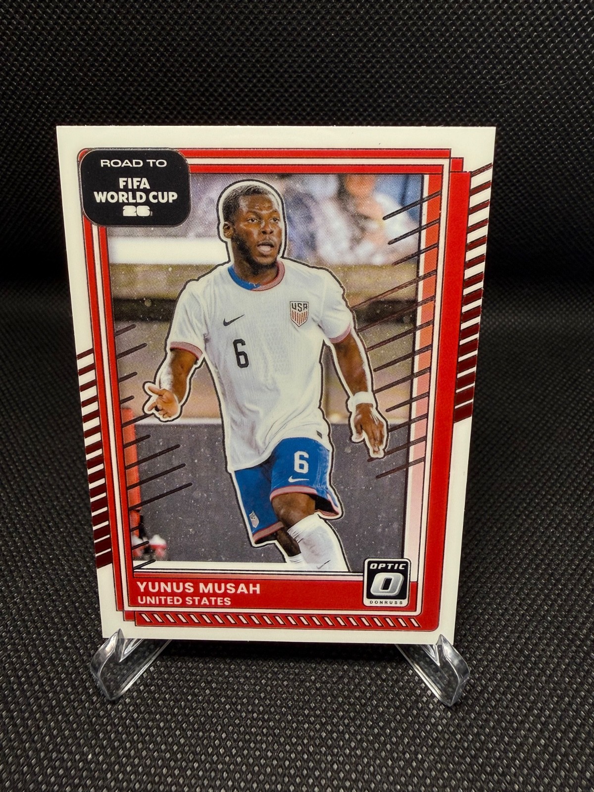 2025-26 Donruss Panini Road to Fifa World Cup Yunus Musah Optic #20