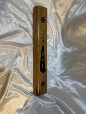 Vintage Hand Carved Mancala Large African Bonduc Bean Board Game Hand Made