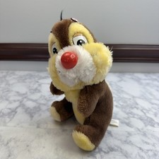 Disney Parks Chip & Dale 9" Plush Chipmunk Stuffed Animal Soft Toy *Dale Only*