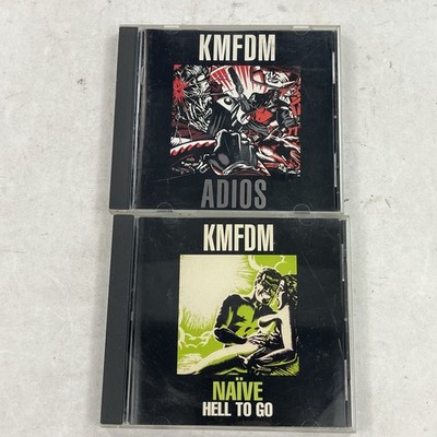 KMFDM CD Lot Adios Naive: Hell To Go Industrial 1999 & 1994 Wax Trax! Industrial