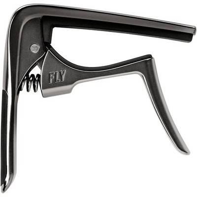 Dunlop Trigger Fly Curved Capo Gun Metal