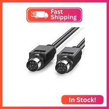JUXINICE Mini DIN 8pin Male to Male Cable 6ft,Serial Cable,Premium Copper Wire P