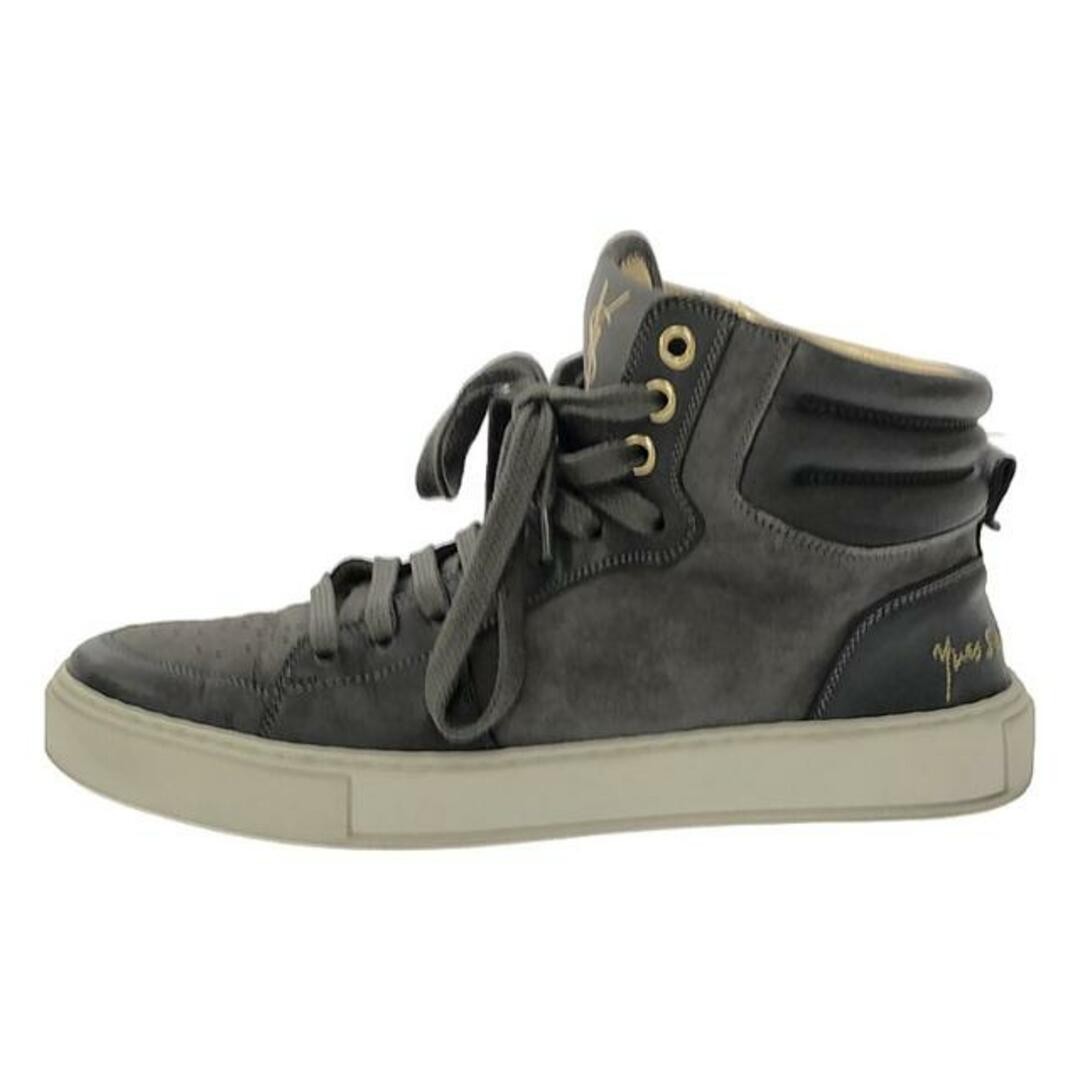 YVES SAINT LAURENT rive gauche | MALIBU HIGH 05 LEATHER TOP SNEAKERS Used KLDR-0 thumbnail 2