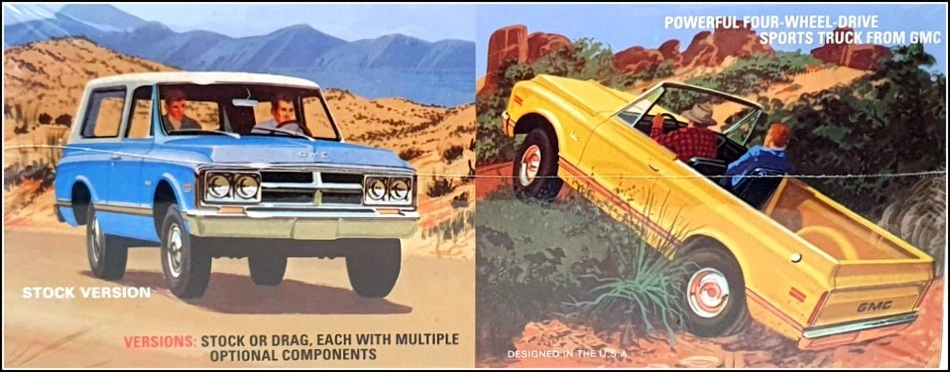 AMT 1/25 Scale Unbuilt Kit AMT1219/12 - GMC Jimmy - Image 3 of 4