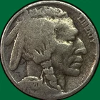 1920-D Buffalo Nickel Good G Coin, Scrape #39014