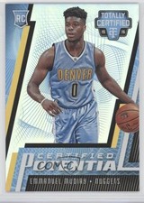 2015-16 Panini Totally Certified Potential Mirror 22/25 Emmanuel Mudiay #21 9ih