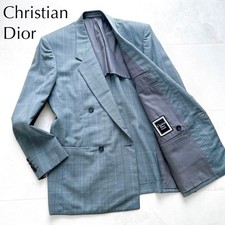 Extremely 80S 90S Christian Dior Double Check Jacket Color Vintage Dior Men rare