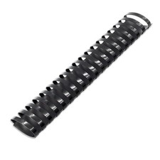 50 Pack 1-1/4 inch Plastic Binding Comb Spines 265 Sheet Capacity Black