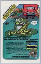 1982 Frogger Intellvision  Video Game Cartridge Print Ad Dungeons & Dragons Ad
