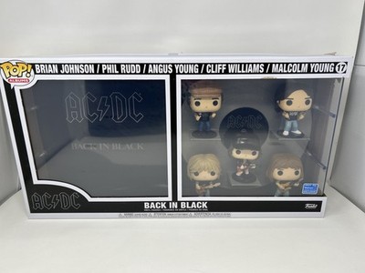 AC/DC :Back in Black Brian Johnson, Phil Rudd, Angus Young, Cliff Wil NOT MINT