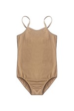 EQSJIU Girls Ballet Leotard Nude Camisole Seamless Dance Undergarment with Ad...