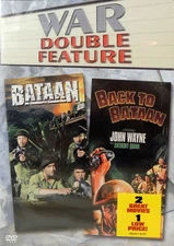 Double Feature Bataan and Back to Bataan Brand New DVD Ships Quickly!