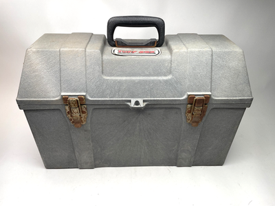 #ad Vintage Contico Professional TUFF BOX Toolbox w Tray USA Made Heavy Duty Storage $49.89