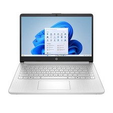 HP 14-DQ6957NR 14" Laptop Intel N150 4GB 128GB Win11 Home Silver B89MVUA