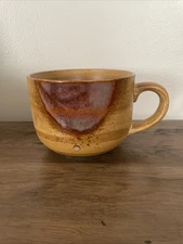 Sango Splash #4951 Boho Brown Drip Glaze Jumbo Coffee Soup Mug 24oz