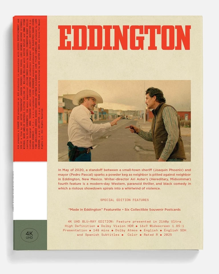 [PREORDER 30.11.25] A24 EDDINGTON 4K UHD Blu-ray Digipack - Bild 2 von 3