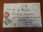 Tristan da Cunha London Paquebot 30 march 1937 Postage Due