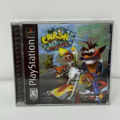 Crash Bandicoot: Warped   PlayStation 1, 1998, Lenticular Cover   CIB   Tested