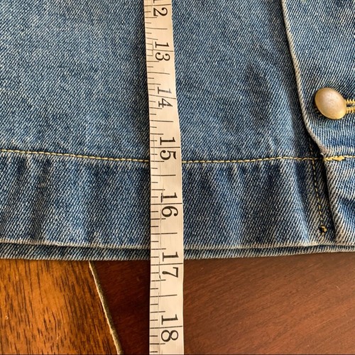 American Apparel Denim Button Front Mini Skirt Women's L - Picture 11 of 11