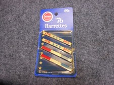 4 Wilhold Vintage like Goody Stay Tight Vtg Clasp Clip Hair Barrettes with TEETH