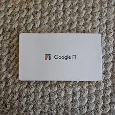 Google Fi Wireless SIM Card Kit Phone Plan Data GSM 5G 4G LTE New PCNV00020TT 