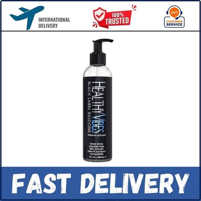 Long-Lasting Black Label Silicone Lube - Hypoallergenic and Water-Resistant