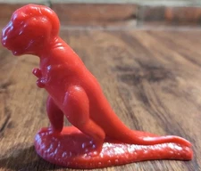 Vintage Mold-A-Rama Tyrannosaurus Rex Field Museum Chicago Red Wax Souvenir