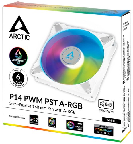 ARCTIC Lüfter P14 PWM PST A-RGB 140mm - Bild 3 von 3