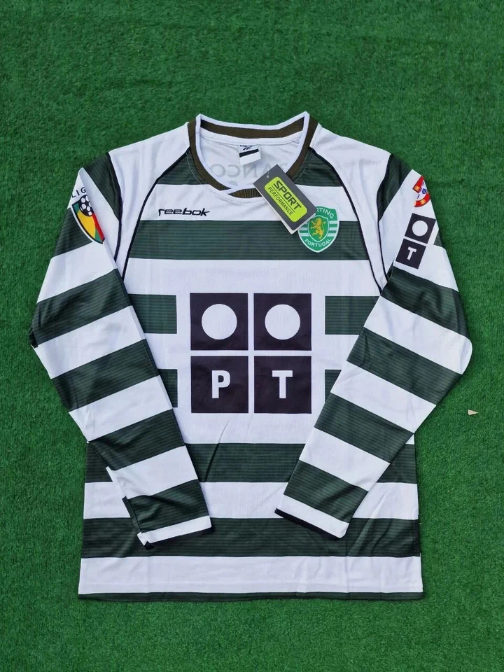 Camiseta manga larga Reebok RONALDO #28 Sporting Lisbon Home 2002/03 Foto 2 de 3