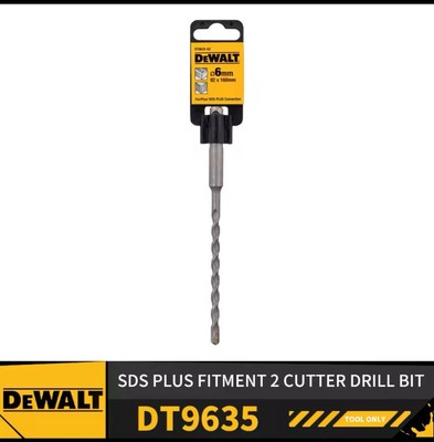 2 Stk. 6 mm Dewalt DT9635 SDS Plus Einbau 2 Fräser Bohrer 1 Stück